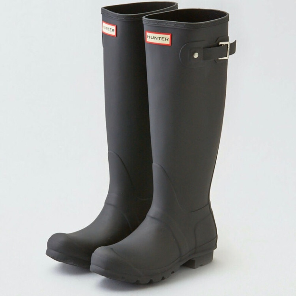 Women’s Tall Hunter Boots Size 7 Black